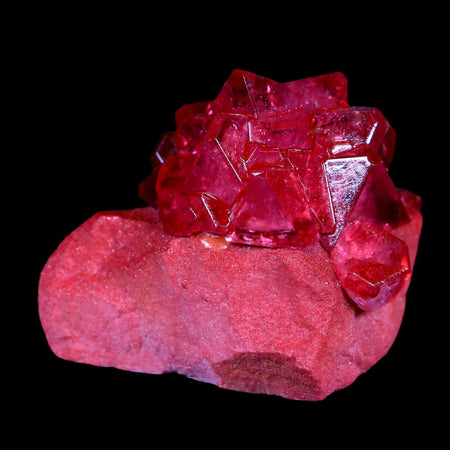 2.2" Stunning Ruby Alum Crystal Mineral Specimen Sokolowski Location Poland