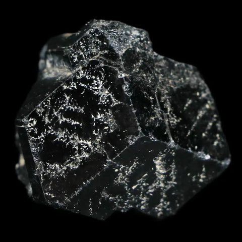 1" Natural Rough Schorl Black Tourmaline Mineral Erongo Mountains, Namibia - Fossil Age Minerals