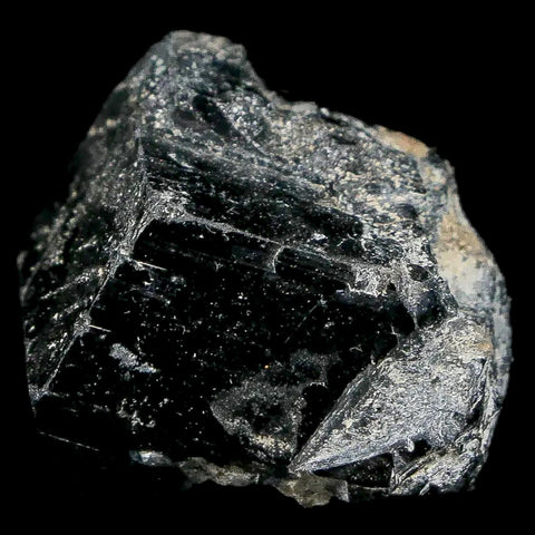 1" Natural Rough Schorl Black Tourmaline Mineral Erongo Mountains, Namibia - Fossil Age Minerals