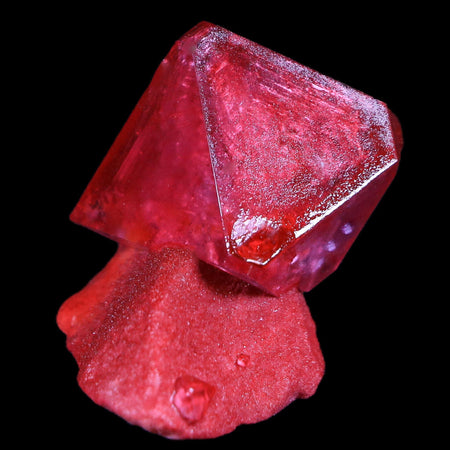 1.6" Stunning Ruby Alum Crystal Mineral Specimen Sokolowski Location Poland