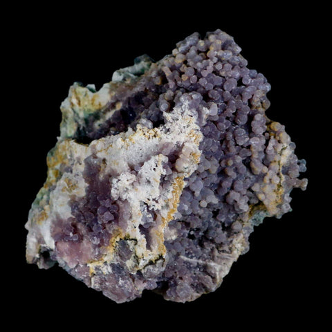 3.7" Purple Grape Agate Botryoidal Crystal Druzy Cluster Mineral Sulawesi Island - Fossil Age Minerals