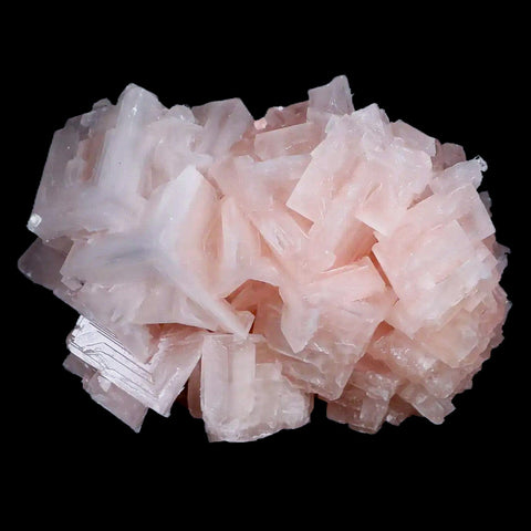 3.2" Quality Pink Halite Salt Crystals Cluster Mineral Trona, CA Searles Lake - Fossil Age Minerals