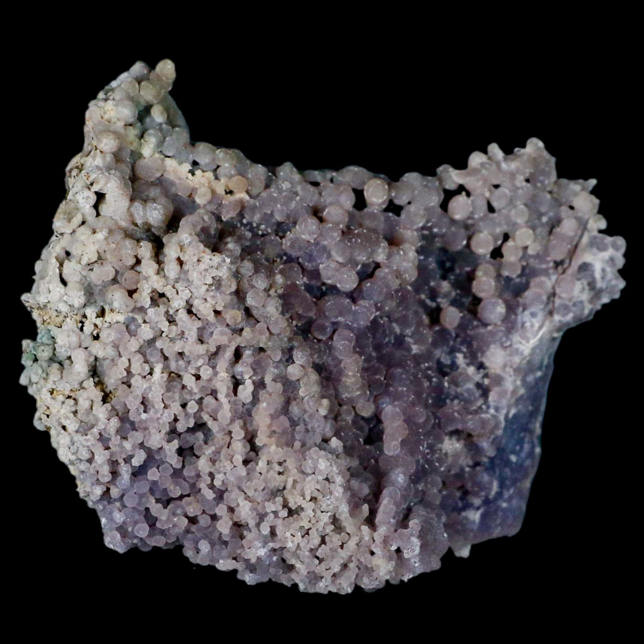 3.7" Purple Grape Agate Botryoidal Crystal Druzy Cluster Mineral Sulawesi Island - Fossil Age Minerals