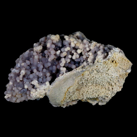 3.6" Purple Grape Agate Botryoidal Crystal Druzy Cluster Mineral Sulawesi Island - Fossil Age Minerals