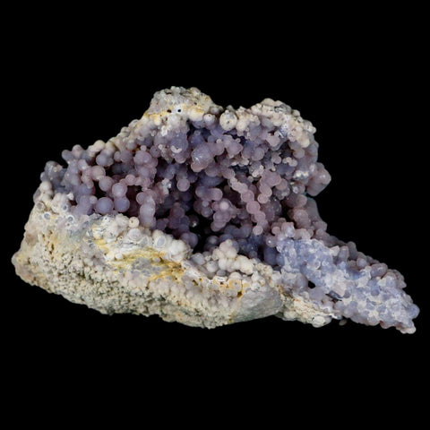 3.6" Purple Grape Agate Botryoidal Crystal Druzy Cluster Mineral Sulawesi Island - Fossil Age Minerals