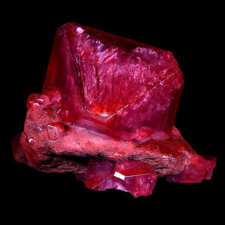 2.4" Stunning Ruby Alum Crystal Mineral Specimen Sokolowski Location Poland
