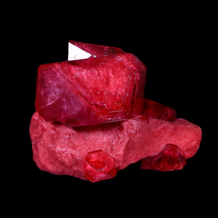 2.6" Stunning Ruby Alum Crystal Mineral Specimen Sokolowski Location Poland