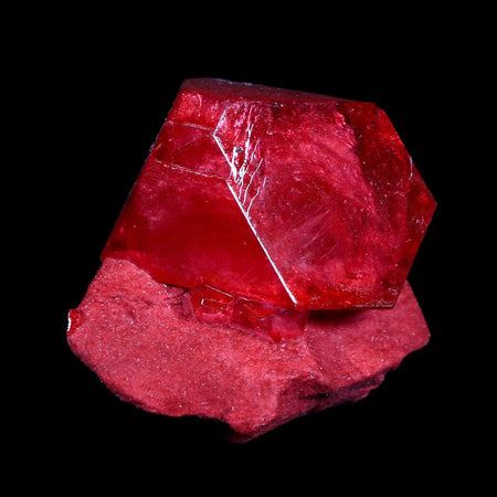 2.0" Stunning Ruby Alum Crystal Mineral Specimen Sokolowski Location Poland