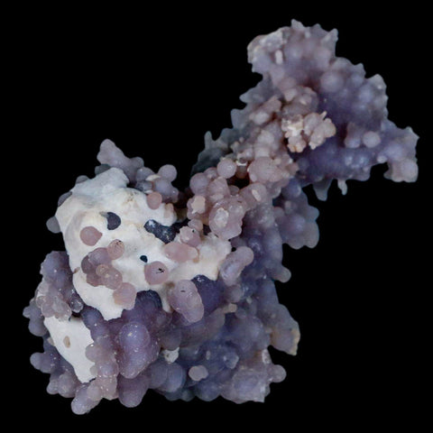 2.8" Purple Grape Agate Botryoidal Crystal Druzy Cluster Mineral Sulawesi Island - Fossil Age Minerals