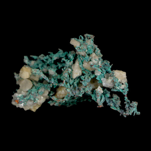 1.6" Rough Native Copper And Crystal Quartz Matrix Mineral Specimen Morocco - Fossil Age Minerals