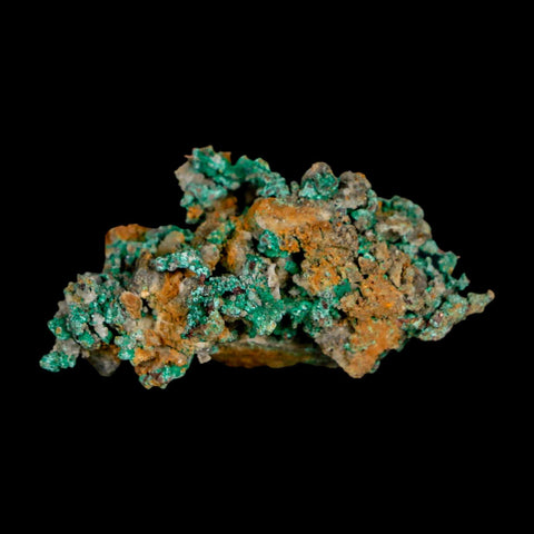 1.6" Rough Native Copper And Crystal Quartz Matrix Mineral Specimen Morocco - Fossil Age Minerals