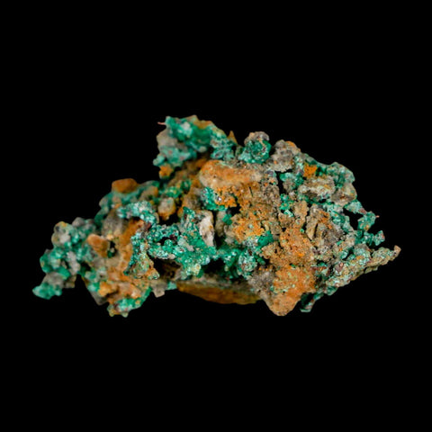 1.6" Rough Native Copper And Crystal Quartz Matrix Mineral Specimen Morocco - Fossil Age Minerals