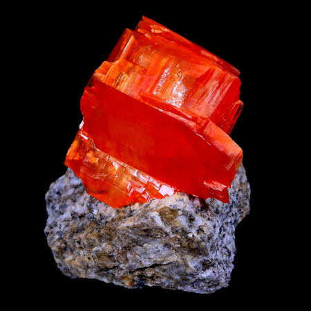 2.1" Stunning Bright Orange Arcanite Crystal Mineral Specimen From Poland