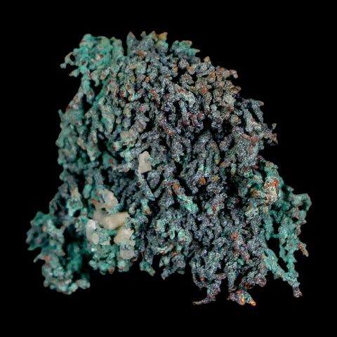 1.4" Rough Native Copper And Crystal Quartz Matrix Mineral Specimen Morocco - Fossil Age Minerals