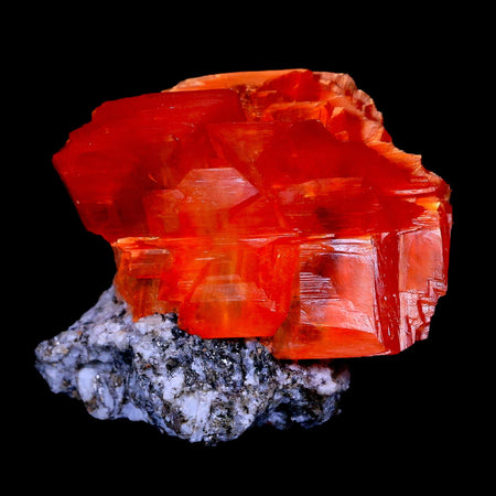 2.1" Stunning Bright Orange Arcanite Crystal Mineral Specimen From Poland