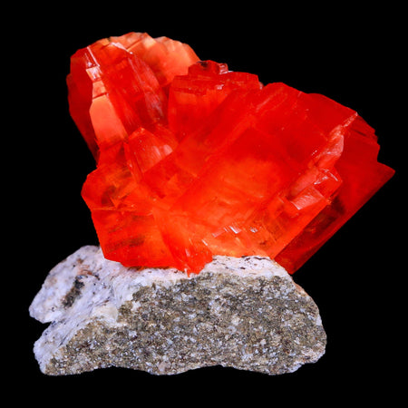 2.1" Stunning Bright Orange Arcanite Crystal Mineral Specimen From Poland