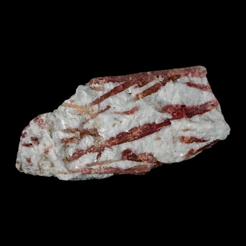 4.7" Natural Rough Pink Tourmaline on Crystal Quartz Mineral Specimen Brazil - Fossil Age Minerals