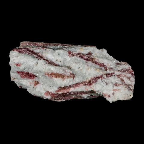 4.7" Natural Rough Pink Tourmaline on Crystal Quartz Mineral Specimen Brazil - Fossil Age Minerals