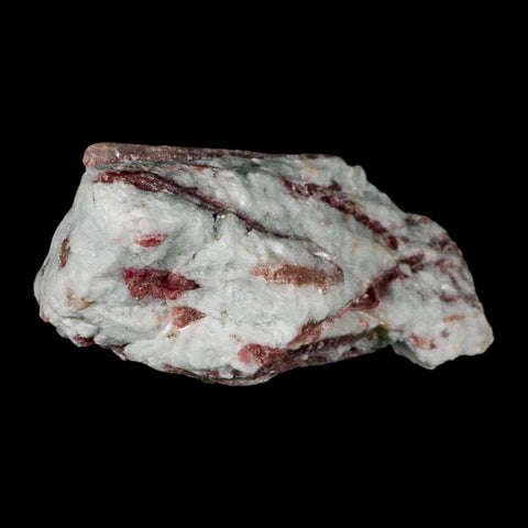 4.7" Natural Rough Pink Tourmaline on Crystal Quartz Mineral Specimen Brazil - Fossil Age Minerals