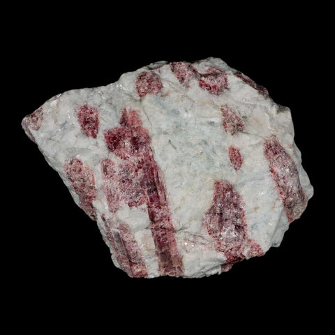 3.1" Natural Rough Pink Tourmaline on Crystal Quartz Mineral Specimen Brazil - Fossil Age Minerals