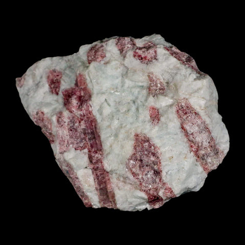3.1" Natural Rough Pink Tourmaline on Crystal Quartz Mineral Specimen Brazil - Fossil Age Minerals