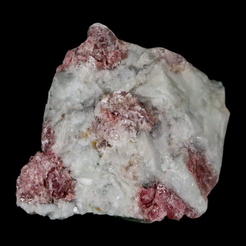 2.2" Natural Rough Pink Tourmaline on Crystal Quartz Mineral Specimen Brazil - Fossil Age Minerals