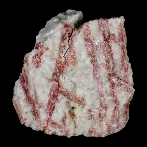 2.6" Natural Rough Pink Tourmaline on Crystal Quartz Mineral Specimen Brazil - Fossil Age Minerals