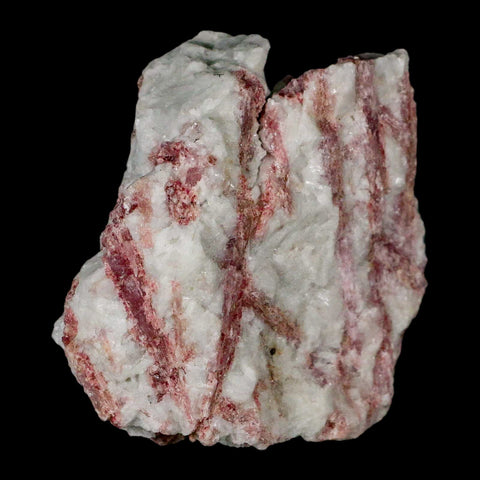 2.6" Natural Rough Pink Tourmaline on Crystal Quartz Mineral Specimen Brazil - Fossil Age Minerals