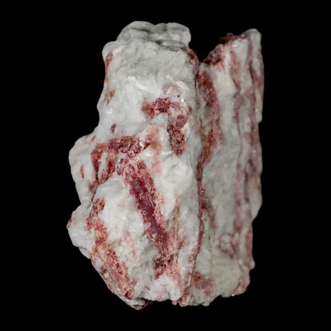 2.6" Natural Rough Pink Tourmaline on Crystal Quartz Mineral Specimen Brazil - Fossil Age Minerals