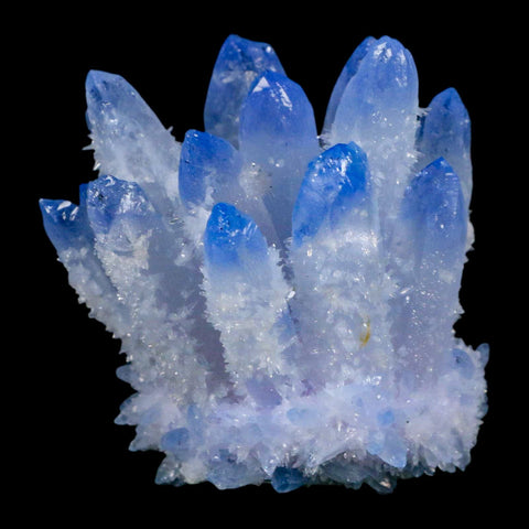 2.7" Ice Blue Phantom Ghost Quartz Crystal, Chlorite Cluster Mineral Specimen - Fossil Age Minerals