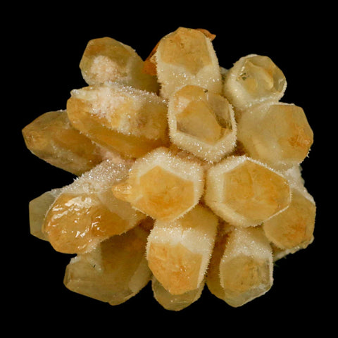 2.9" Yellow Phantom Ghost Quartz Crystal, Chlorite Cluster Mineral Specimen - Fossil Age Minerals