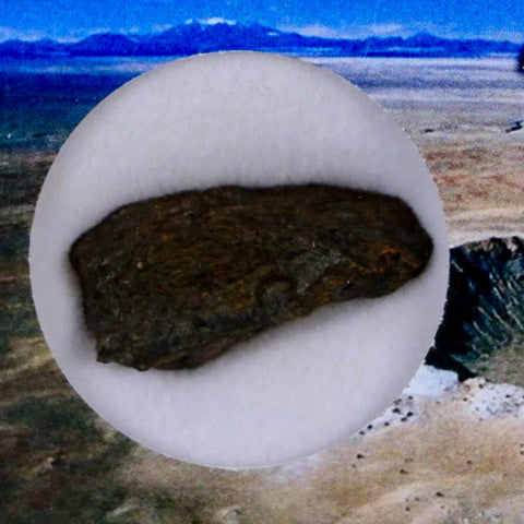 1.1" Canyon Diablo Arizona Meteorite Specimen Iron-Nickel Meteorites 6.18 Grams Display - Fossil Age Minerals