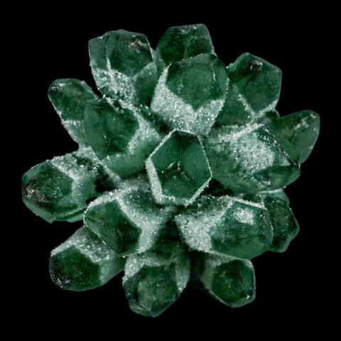 3.6" Green Phantom Ghost Quartz Crystal, Chlorite Cluster Mineral Specimen - Fossil Age Minerals