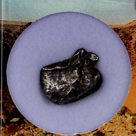 0.6" Gebel Kamil Egypt Meteorite Specimen 5000 Yrs Old Meteorites 4.19 Grams Display