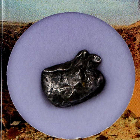 0.6" Gebel Kamil Egypt Meteorite Specimen 5000 Yrs Old Meteorites 4.19 Grams Display - Fossil Age Minerals