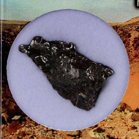 1" Gebel Kamil Egypt Meteorite Specimen 5000 Yrs Old Meteorites 4.87 Grams Display - Fossil Age Minerals