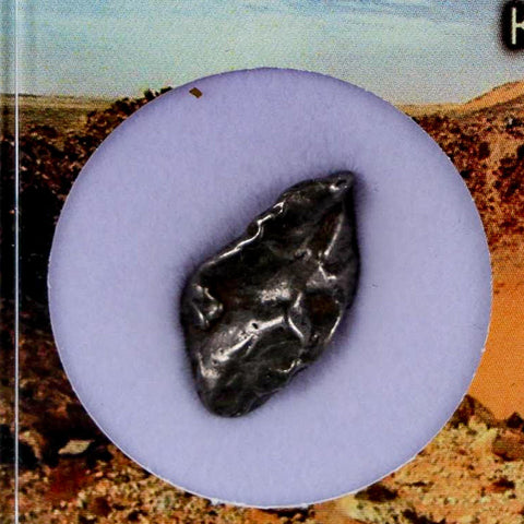 0.8" Gebel Kamil Egypt Meteorite Specimen 5000 Yrs Old Meteorites 4.77 Grams Display - Fossil Age Minerals