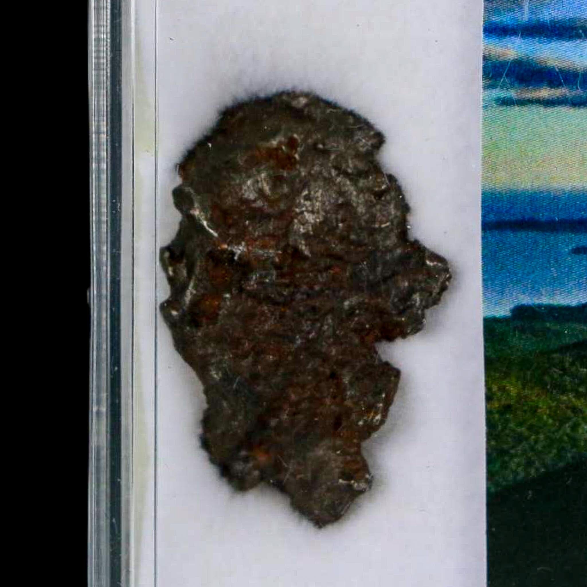 1" Sikhote Alin Meteorite Specimen Primorye Territory Russia Meteorites 4.55 Grams Display - Fossil Age Minerals