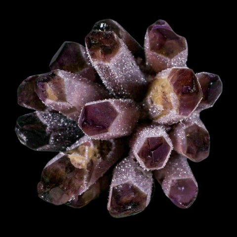 4" Purple Phantom Ghost Quartz Crystal, Chlorite Cluster Mineral Specimen - Fossil Age Minerals