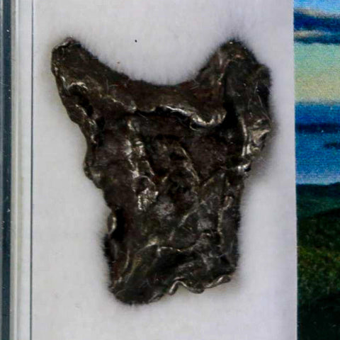 0.8" Sikhote Alin Meteorite Specimen Primorye Russia Meteorites 4.32 Grams Display - Fossil Age Minerals