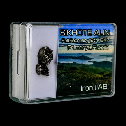 0.8" Sikhote Alin Meteorite Specimen Primorye Russia Meteorites 4.90 Grams Display - Fossil Age Minerals