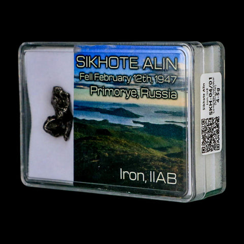 0.8" Sikhote Alin Meteorite Specimen Primorye Russia Meteorites 4.90 Grams Display - Fossil Age Minerals