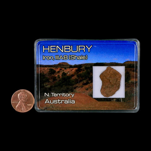 1" Henbury Meteorite Specimen Australia Northern Territory 1.92 Grams Display - Fossil Age Minerals
