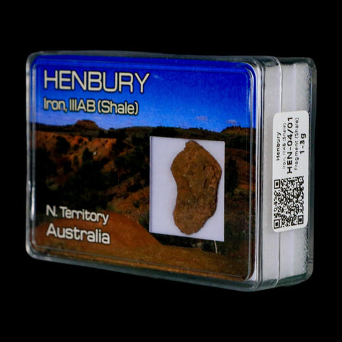 1" Henbury Meteorite Specimen Australia Northern Territory 1.92 Grams Display - Fossil Age Minerals