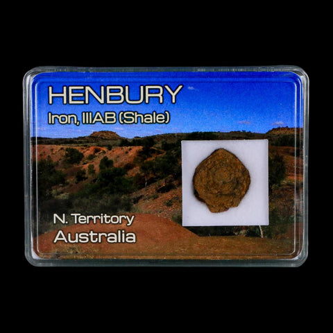 0.8" Henbury Meteorite Specimen Australia Northern Territory 2.88 Grams Display - Fossil Age Minerals