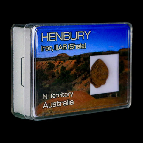 0.8" Henbury Meteorite Specimen Australia Northern Territory 2.88 Grams Display - Fossil Age Minerals