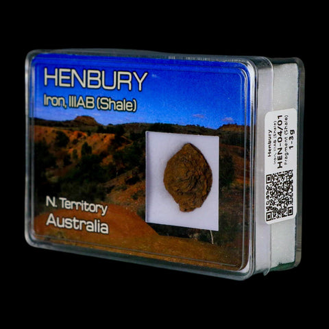0.8" Henbury Meteorite Specimen Australia Northern Territory 2.88 Grams Display - Fossil Age Minerals