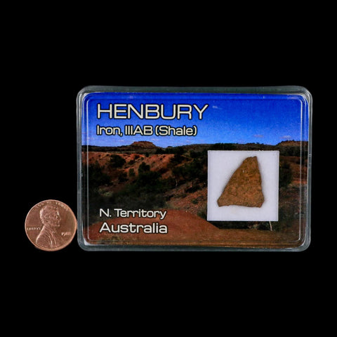 0.7" Henbury Meteorite Specimen Australia Northern Territory 1.61 Grams Display - Fossil Age Minerals