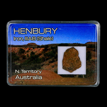 0.9" Henbury Meteorite Specimen Australia Northern Territory 1.83 Grams Display