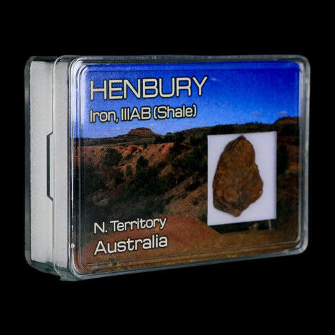 0.9" Henbury Meteorite Specimen Australia Northern Territory 1.83 Grams Display - Fossil Age Minerals